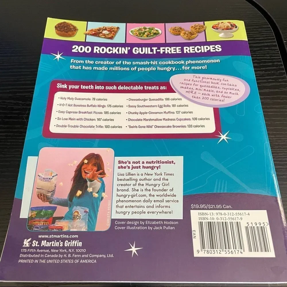 Hungry Girl 200 under 200 by Lisa Lillien. Cookbook. 200 Recipes Under 200 Cal.